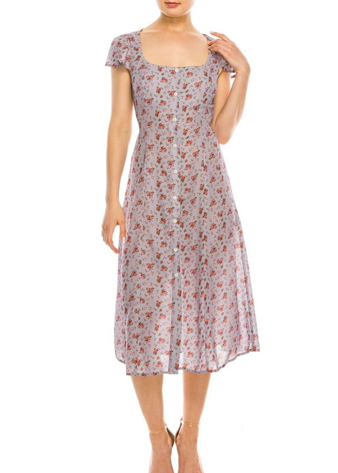 Polka dot robe