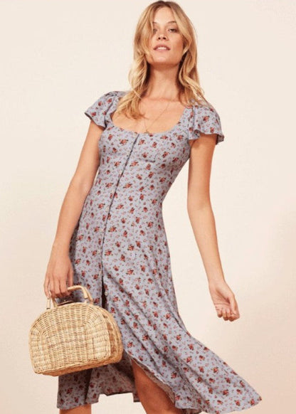 Polka dot robe