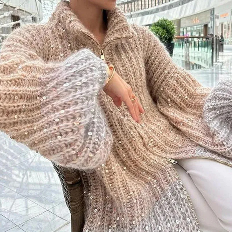 MARJORIE | Pull scintillant élégant