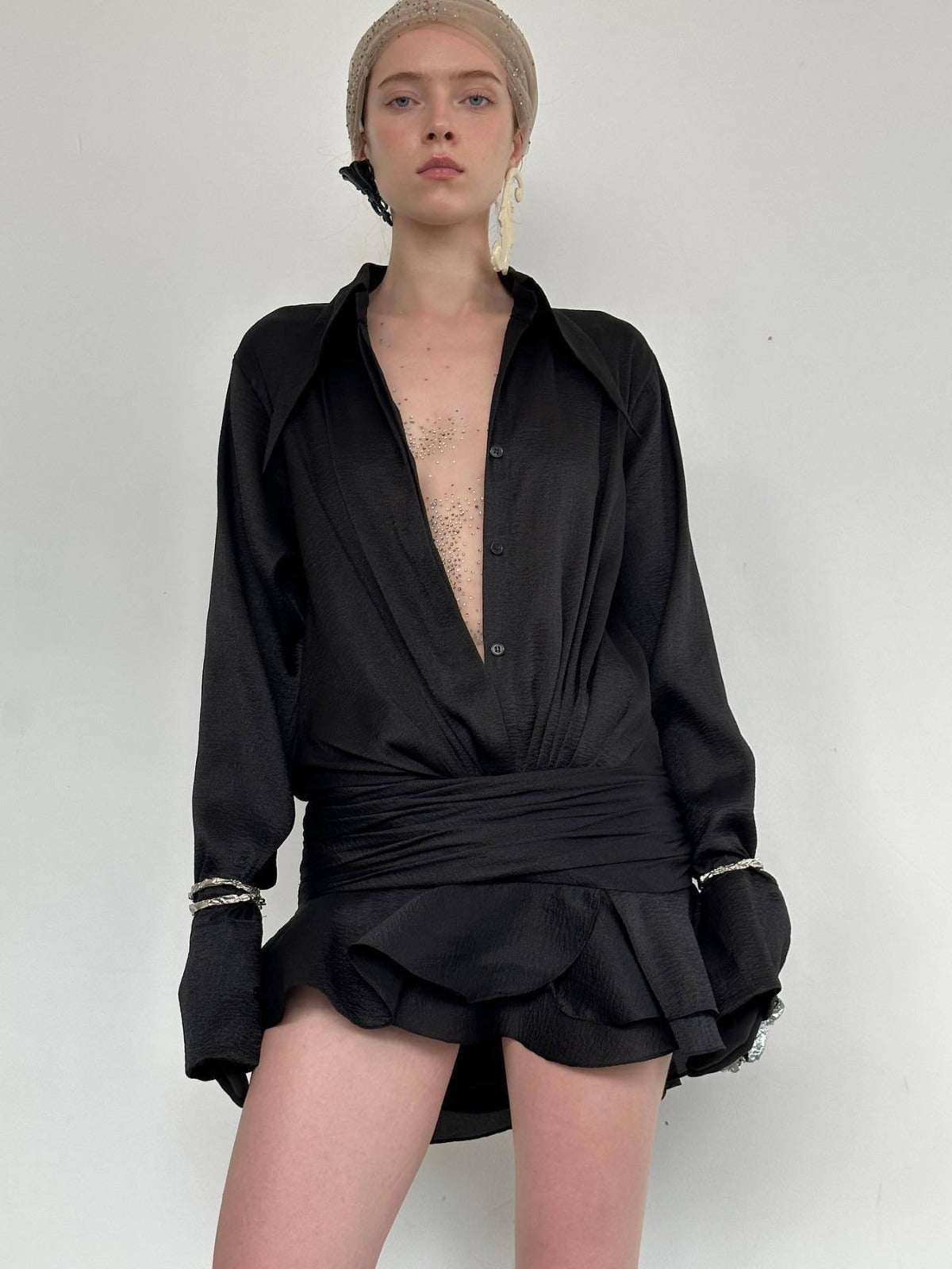 Mahia | Robe Mini en Mousseline