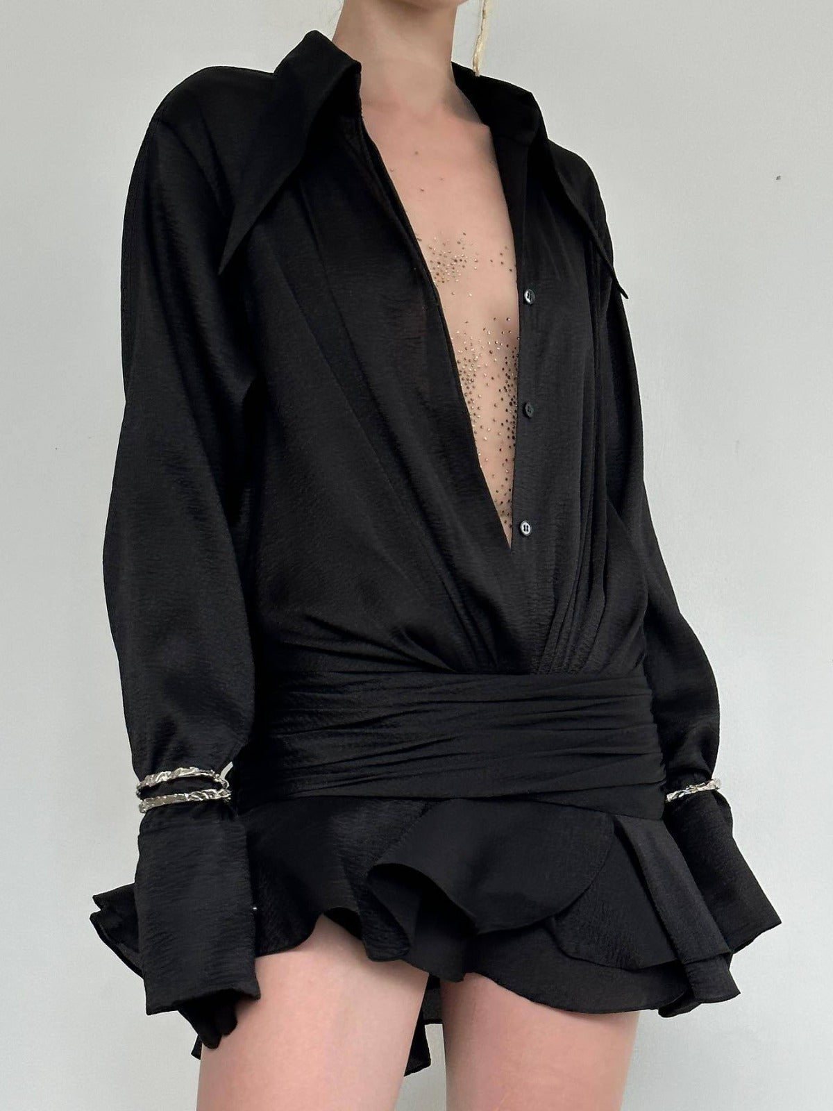 Mahia | Robe Mini en Mousseline
