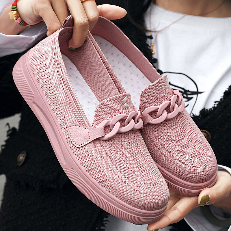 Nalia™ – Mocassins Femmes Confort à Chaîne Élégante