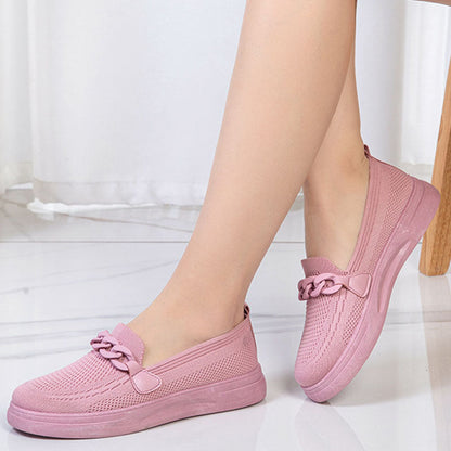 Nalia™ – Mocassins Femmes Confort à Chaîne Élégante