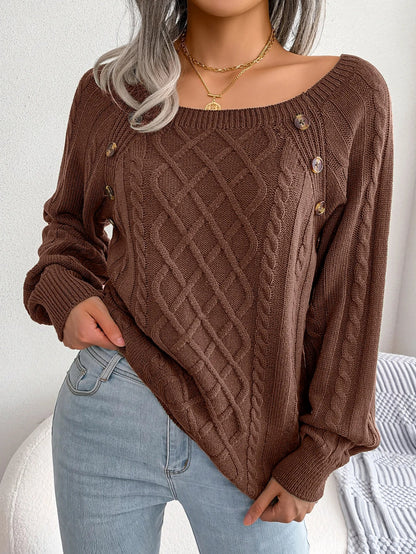 HARMONIE | Pull torsadé sophistiqué