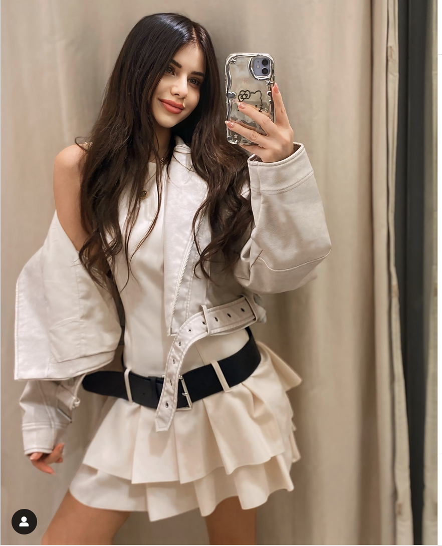CELIA | ROBE COURTE AVEC CEINTURE
