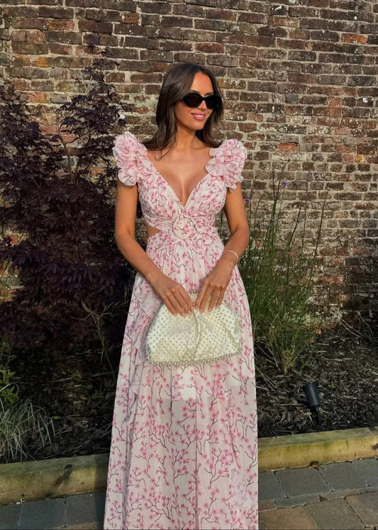 Éclat de Pétales - Robe Maxi