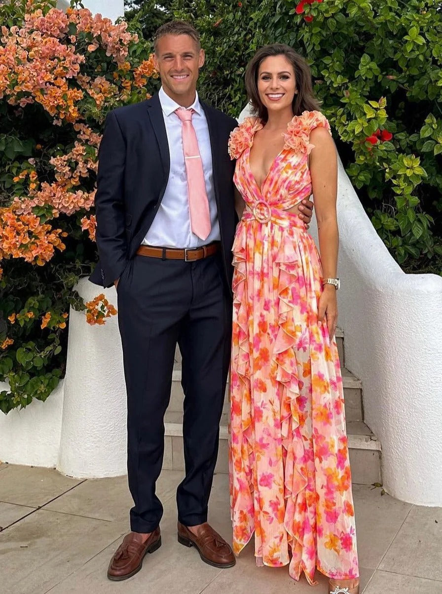 Éclat de Pétales - Robe Maxi