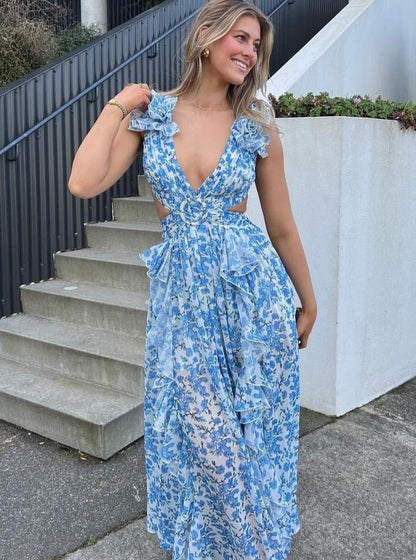 Éclat de Pétales - Robe Maxi