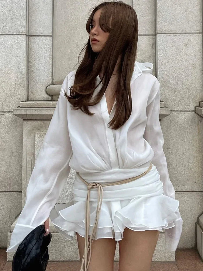 Mahia | Robe Mini en Mousseline