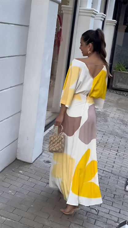 JULIA | ROBE ÉLÉGANTE COL V
